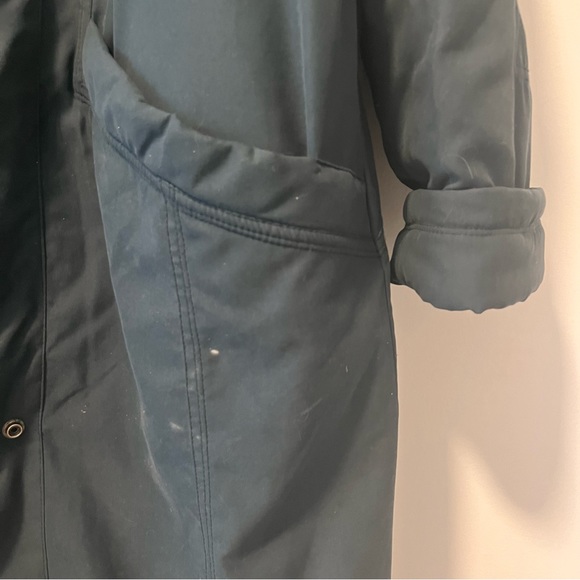 Goose Down Dark Green Full Length Winter Coat - Picture 4 of 8